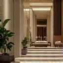 Lobby de un hotel boutique en Milán